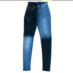 Filthy Wealth split denim jeans